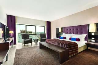 Отель Hotel Ramada Pitesti Питешти Номер с кроватью размера «queen-size»-1